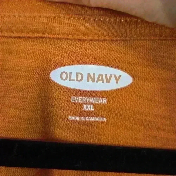 Orange and White Tye Dye Tee - Picture 3 of 4